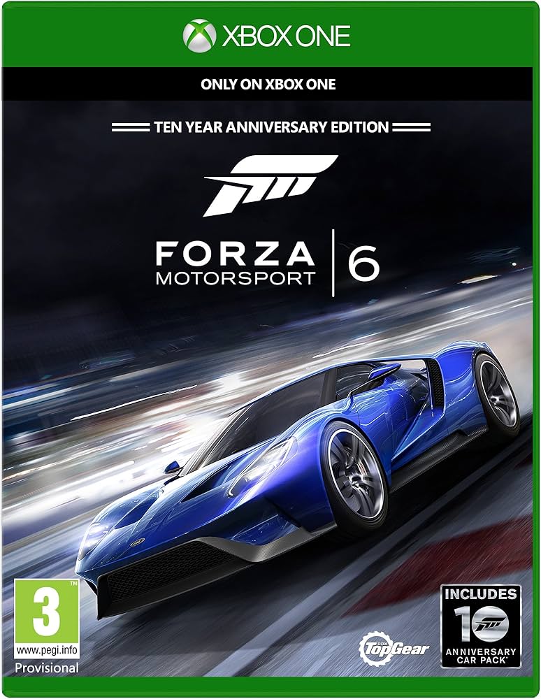 Forza 6 XBOX One (seminovo)