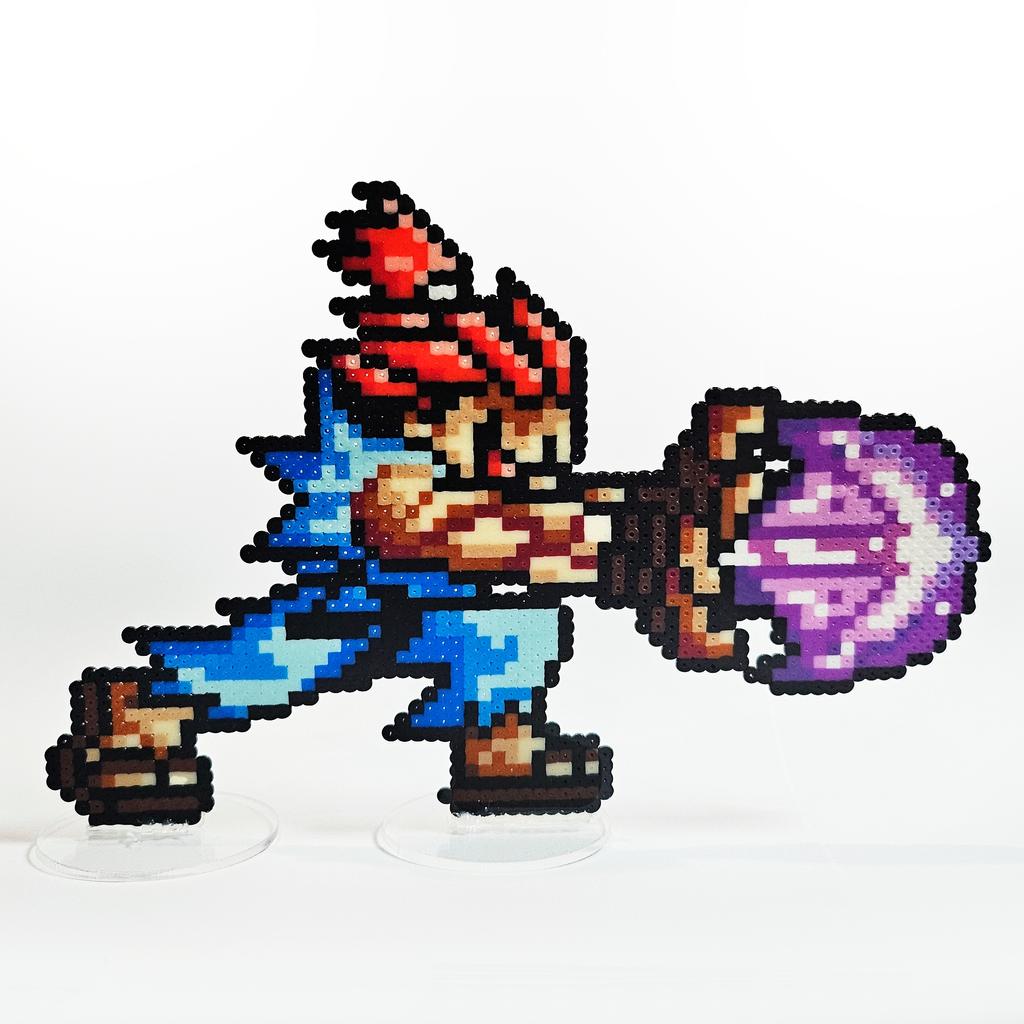 Totem Pixel Art Street Fighter