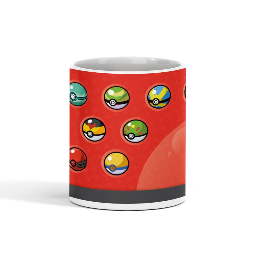 Caneca Temática Pokémon – Pokebolas