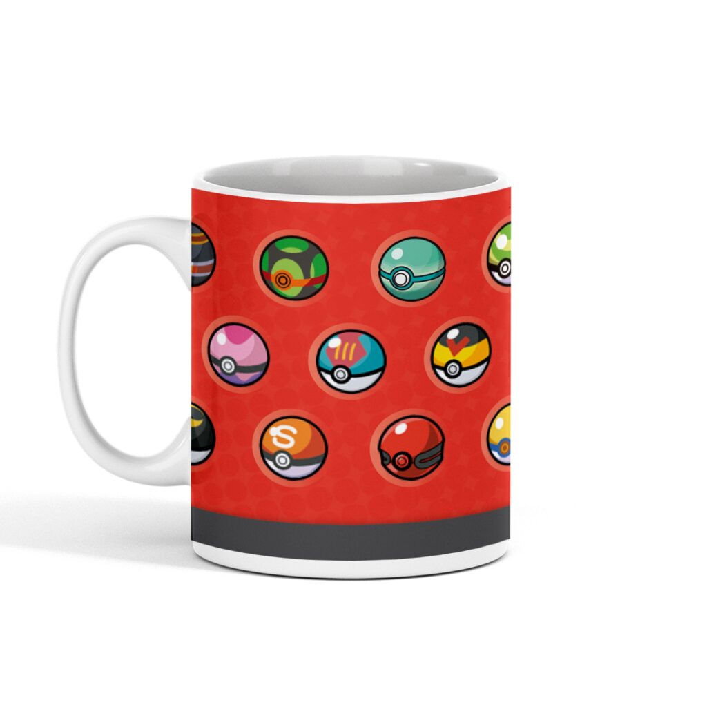 Caneca Temática Pokémon – Pokebolas