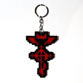 Chaveiro Pixel Art Fullmetall Alchmist