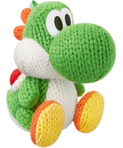 Amiibo Green Yarn Yoshi Wolly World (Smash Bros)