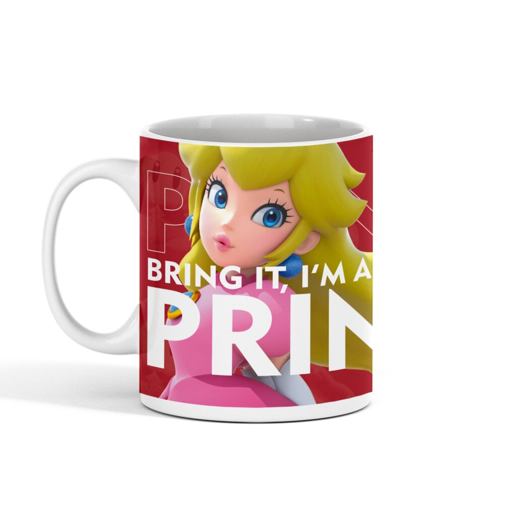 Caneca Temática Princesa Peach Mario