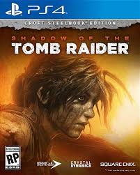 Shadow Of The Tomb Raider Steel Book PS4 (seminovo)