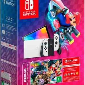 Nintendo Switch OLED + Mario Kart 8 Deluxe DESBLOQUEADO