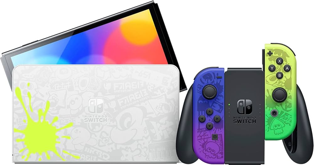 Nintendo Switch OLED Splatoon DESBLOQUEADO (seminovo)