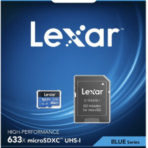 Cartão Lexar Micro SD Mark 10 256GB