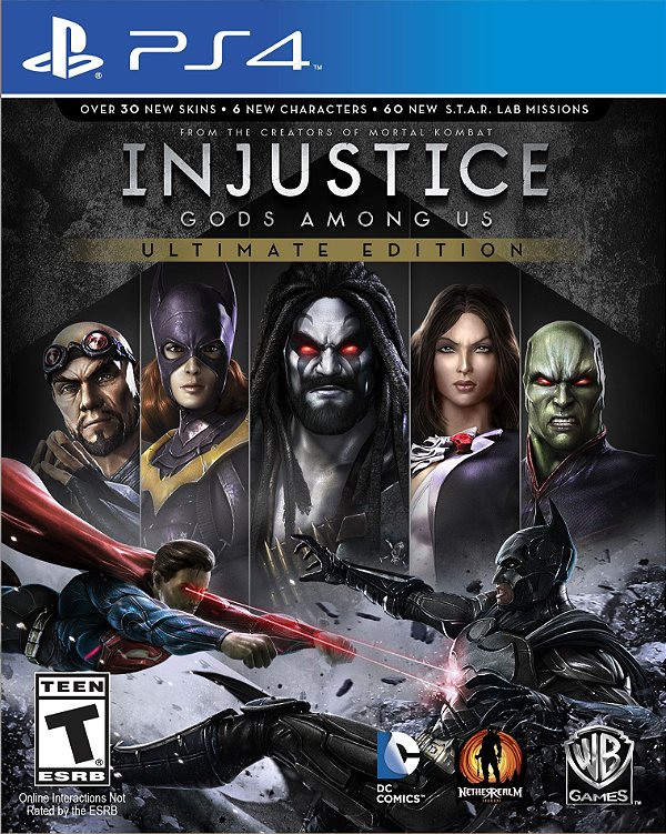 Injustice Ultimate Edition PS4 (seminovo)