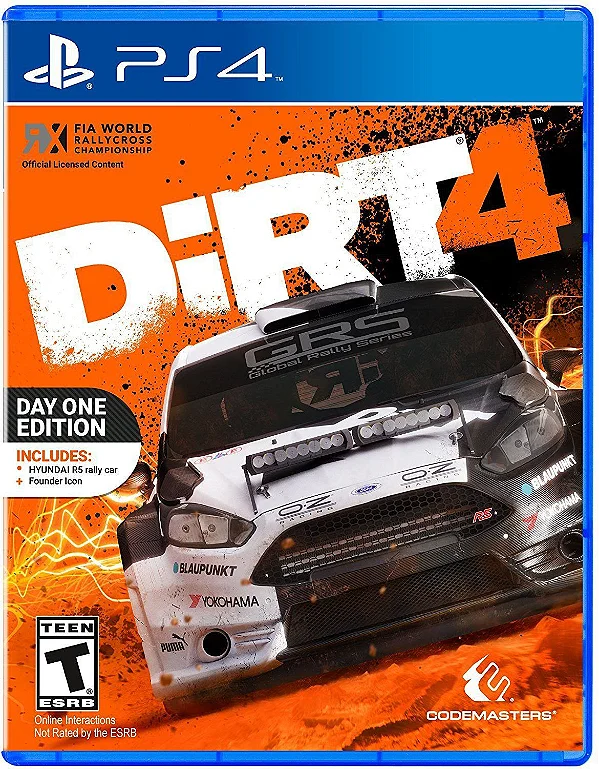 Dirt 4 PS4 (seminovo)