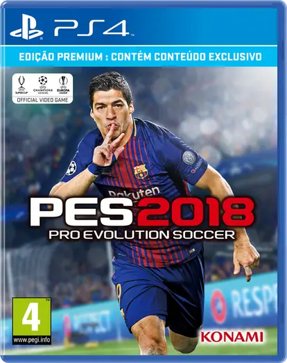 PES 18 Pro Evolution Soccer 2018 PS4 (seminovo)
