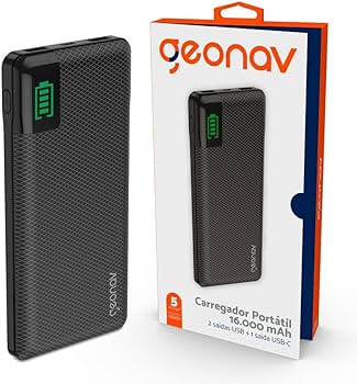 Carregador Portátil Geonav 16.000mAh