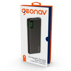 Carregador Portátil Geonav 16.000mAh