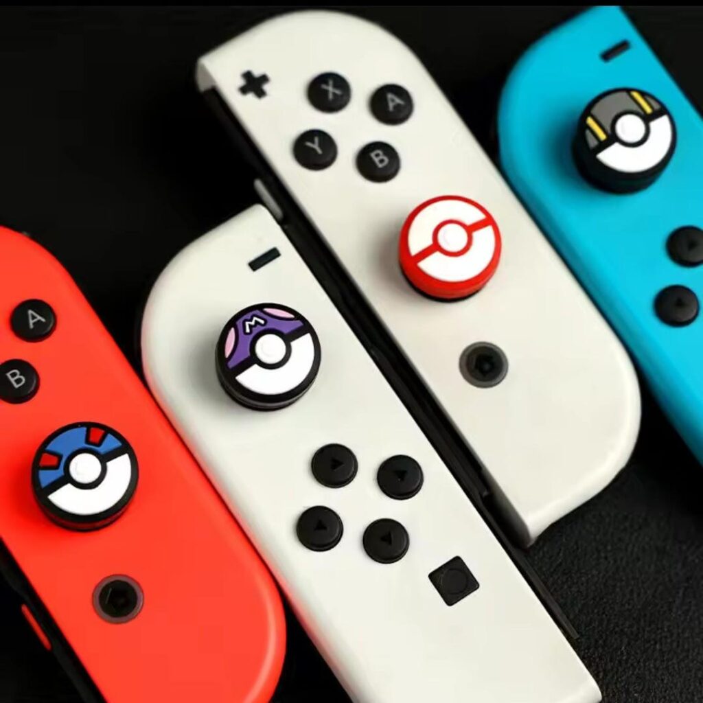 Capa de Silicone Analógico KIT Pokebola – SWITCH