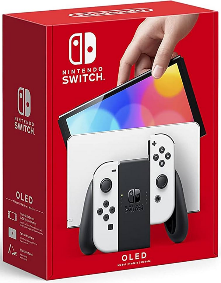 Nintendo Switch OLED Branco DESBLOQUEADO