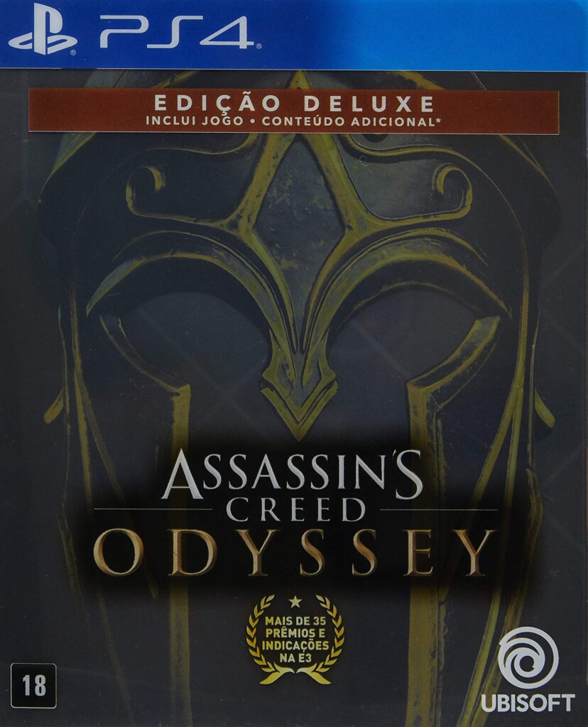 Assassin’s Creed Odyssey Edição Deluxe Steelbook PS4 (seminovo)
