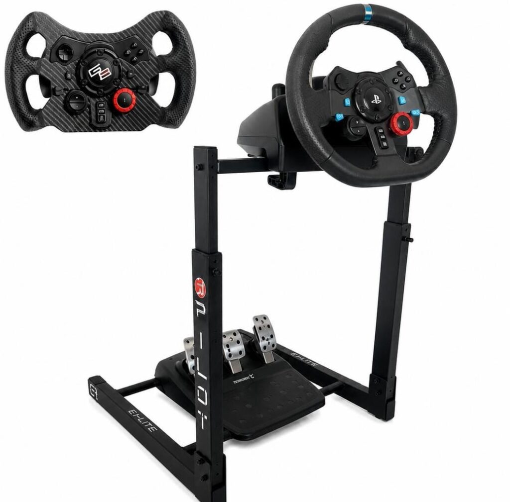 Ki t Volante Logitech G29 + Adaptador Gridburn + Cockpit LimaRace  (seminovo)