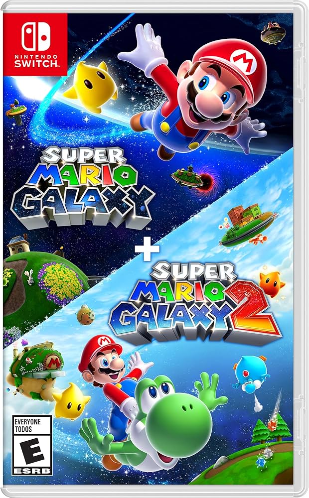 Super Mario Galaxy + Super Mario Galaxy 2 SWITCH (seminovo)